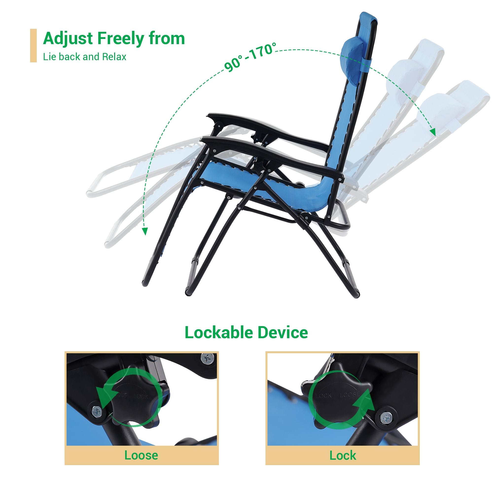 Sonkuki SD-ZERO-LF002LB Patio-Chairs - View #2