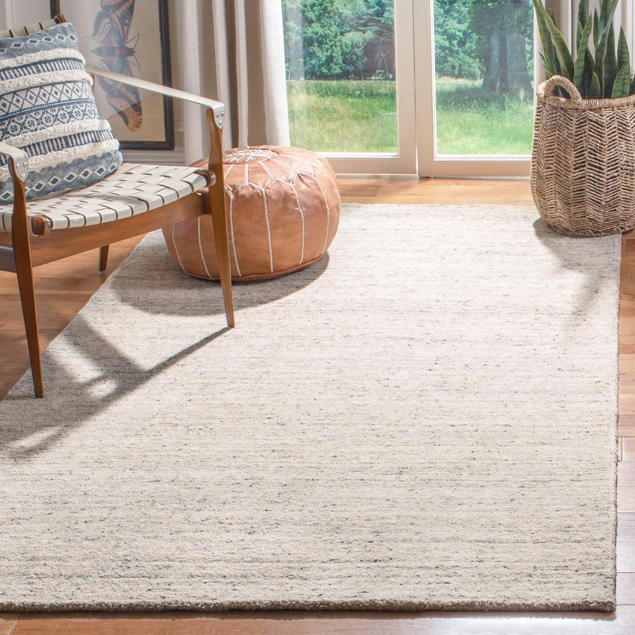  Himalaya 413 Ivory Solid / Tonal 5ft x 8ft Medium Rectangle Rug