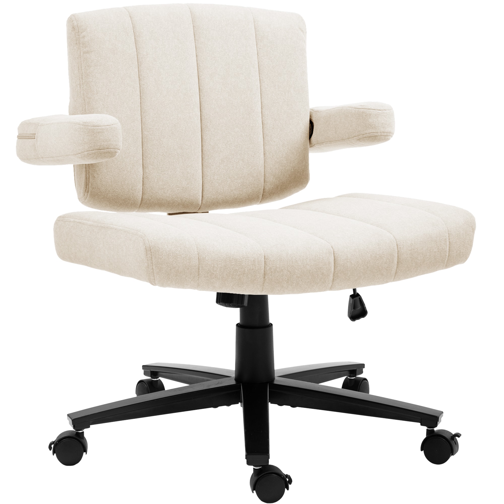 LOVMOR Vigosit Criss Cross Chair with Adjustable Flip up Arms and