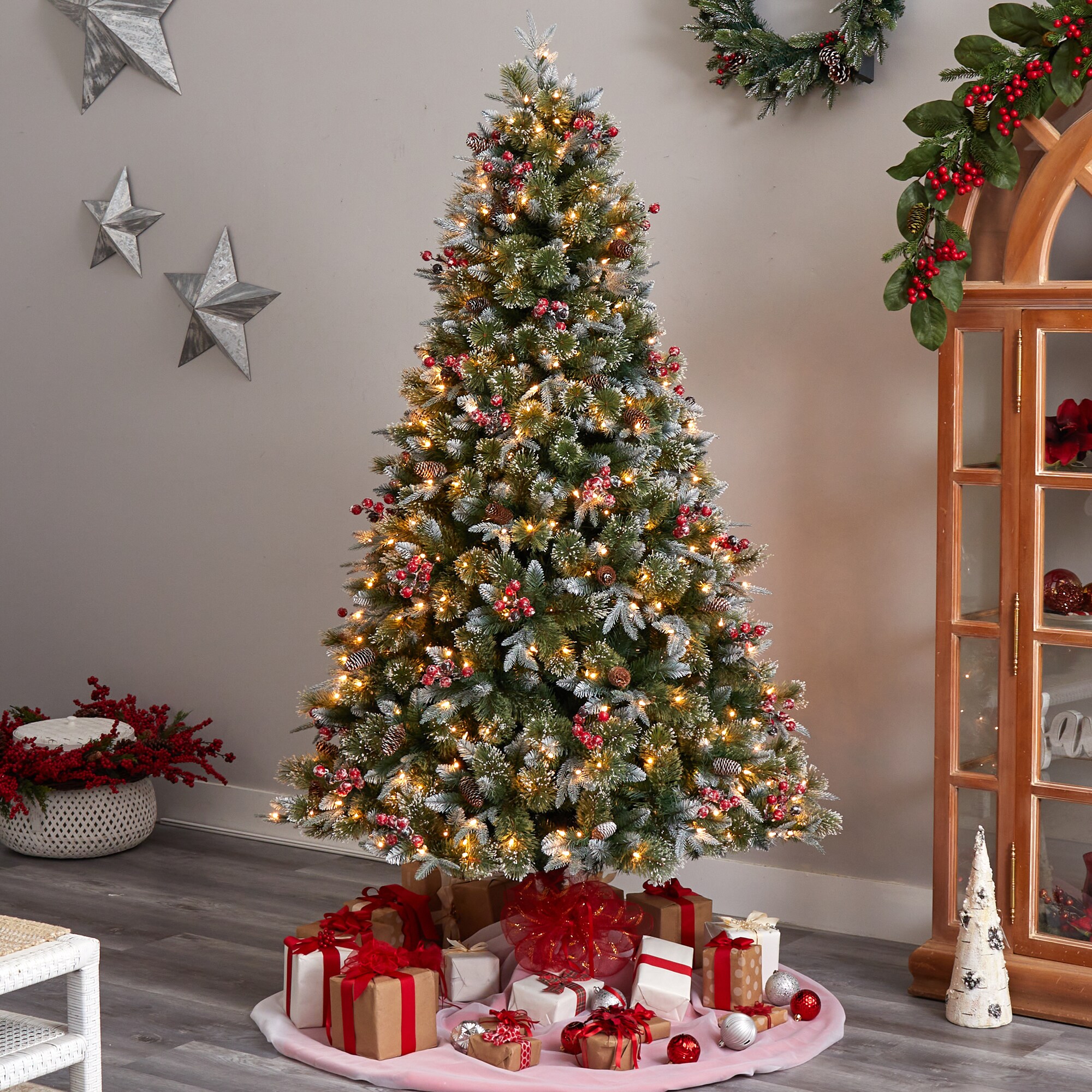 Nearly Natural T3032 Artificial-Christmas-Trees - View #8
