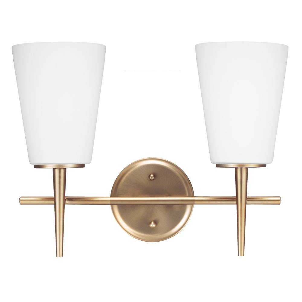 Generation Lighting Driscoll 2-Light Satin Bronze LED Modern Vanity ...