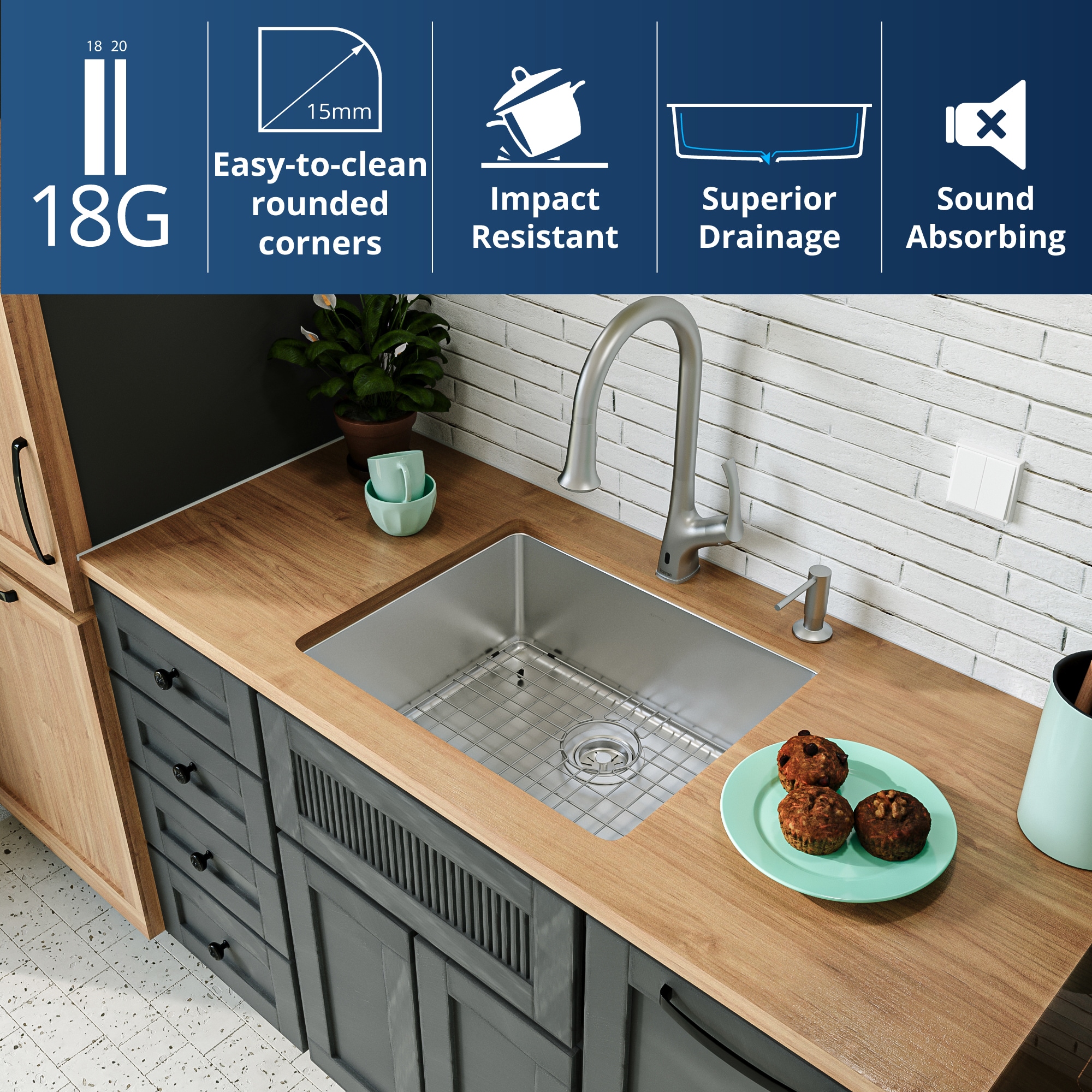 Karran NC-420-PK1 Kitchen-Sinks - View #5