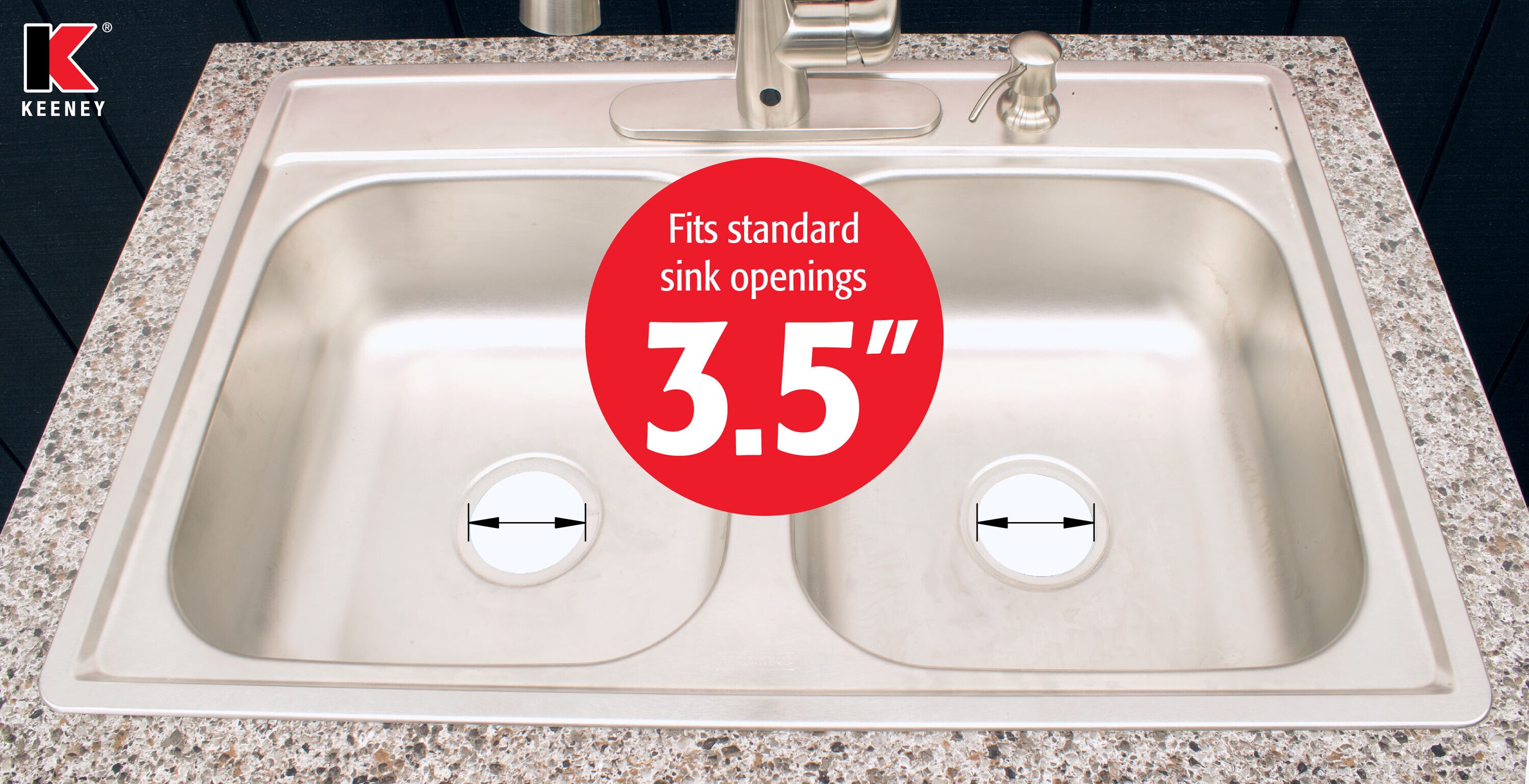 Keeney K5435 Kitchen-Sink-Strainers - View #15