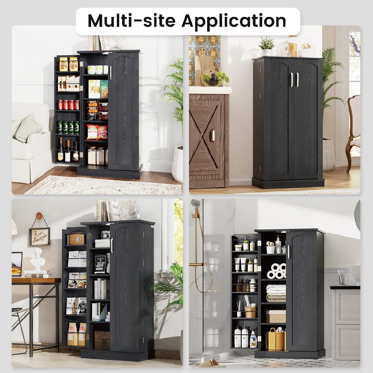 LTMATE LSFNZ23SCWT2550BK Dining-Kitchen-Storarge - View #4