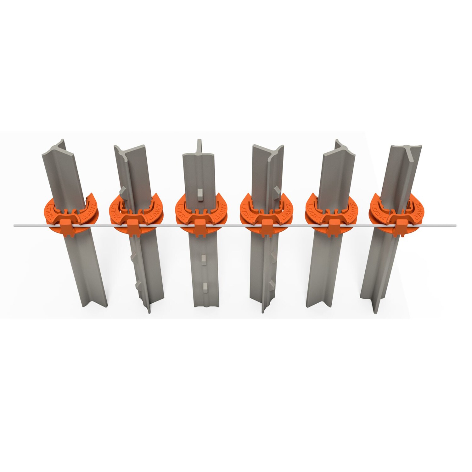 LockJawz LJT360ORANGE Electric-Fence-Insulators - View #3