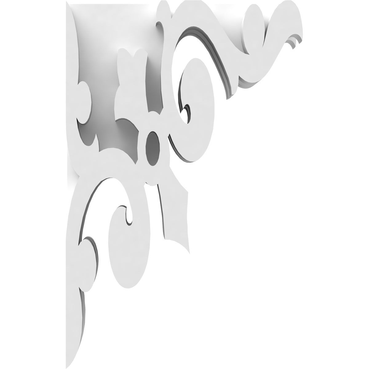 Ekena Millwork CORP01X04X07WH corbels - View #3
