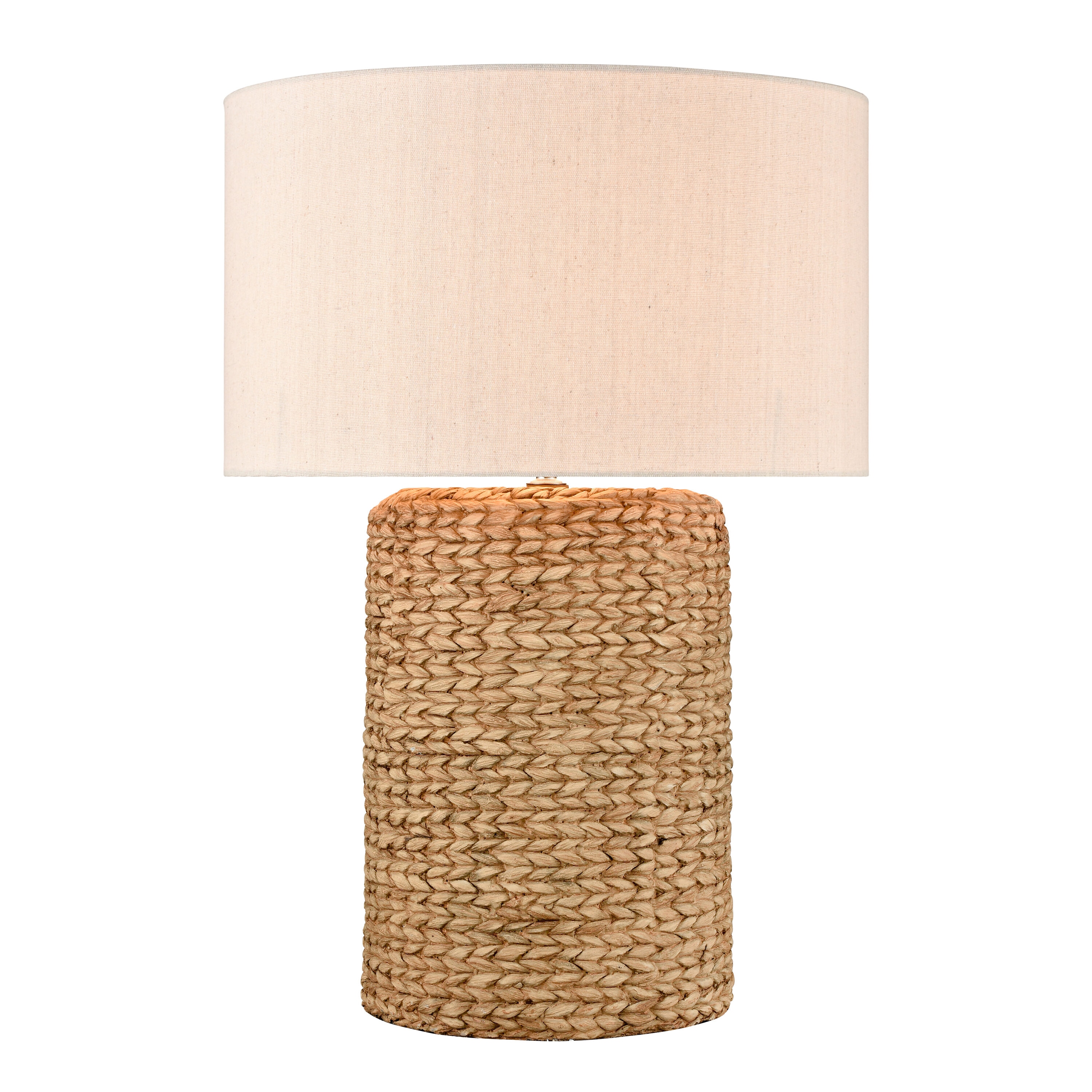 Carter 9-in Natural Table Lamp with Fabric Shade | - Westmore by ELK Lighting LW-202331131