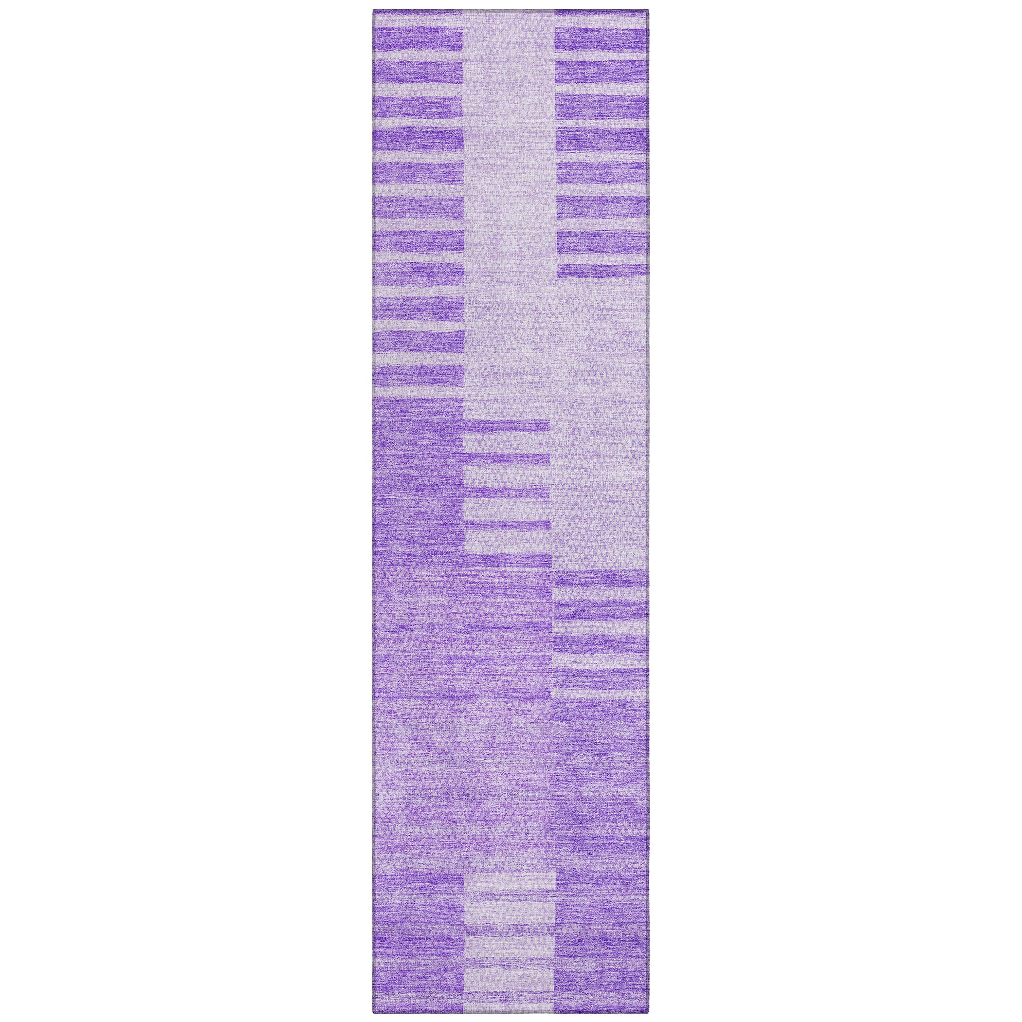 Addison Rugs ACN686LV2X8 Chantille ACN686LV 2 x 7 (ft) Polyester Lavender Rectangular Indoor/Outdoor Geometric Machine washable Area rug