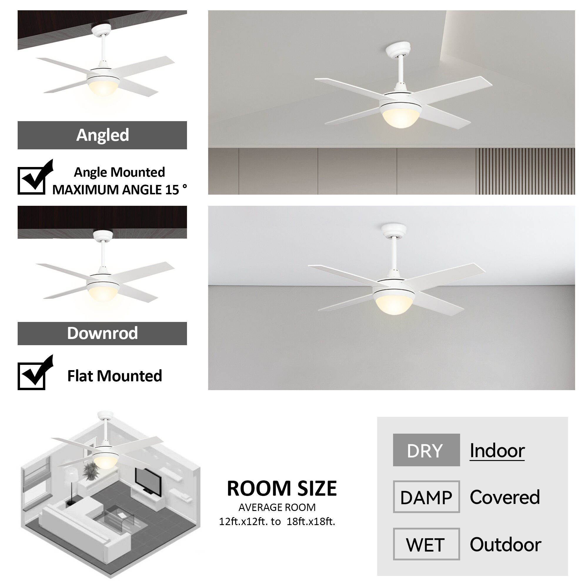 CARRO USA LWGS-524C-L11-W1-1 Ceiling-Fans - View #9
