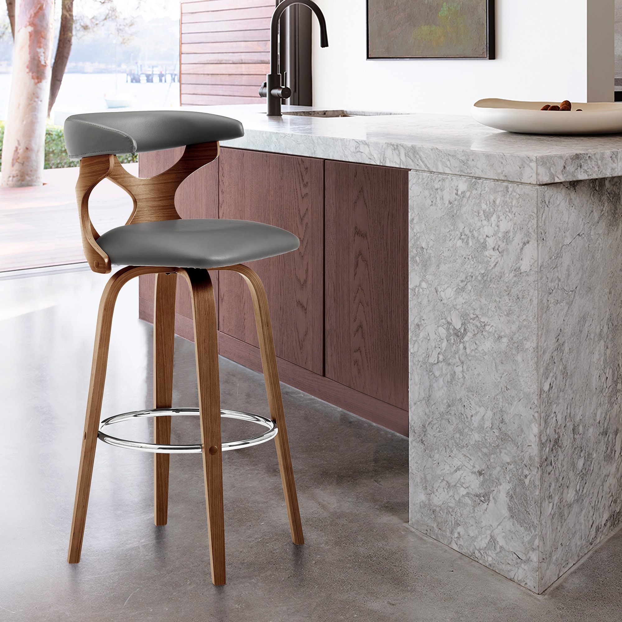 Armen Living LCZNBAWAGR30 stools - View #8