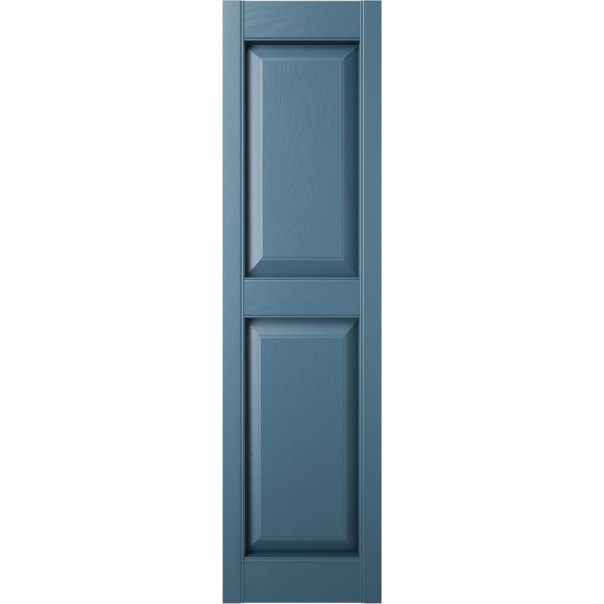 Ekena Millwork LP2S12X04700CB 12-in W x 47-in H Classic Blue Raised panel Exterior Shutters ( 2 -Pack )