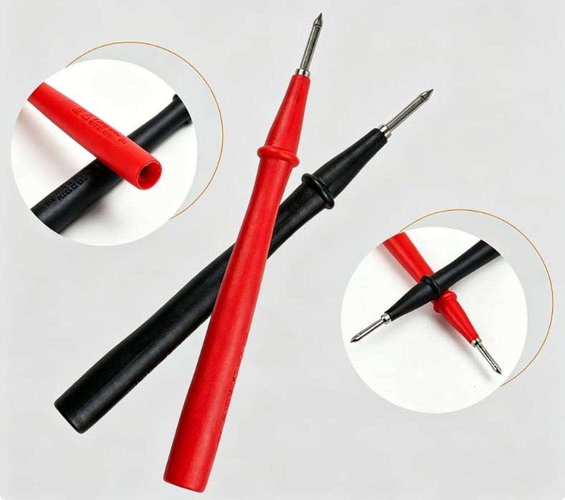 Anqtovp TP1 Slim-Reach Flat Blade Test Probe with Stainless Steel Tip ...