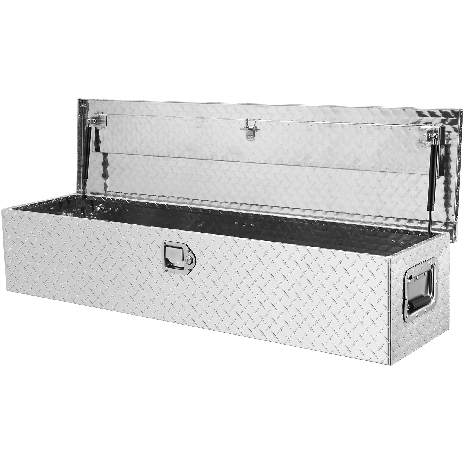 VEVOR LCZXG48X15X1541ZWV0 48-in x 15-in x 15-in Aluminum Alloy Aluminum Trailer tongue Truck Tool Box