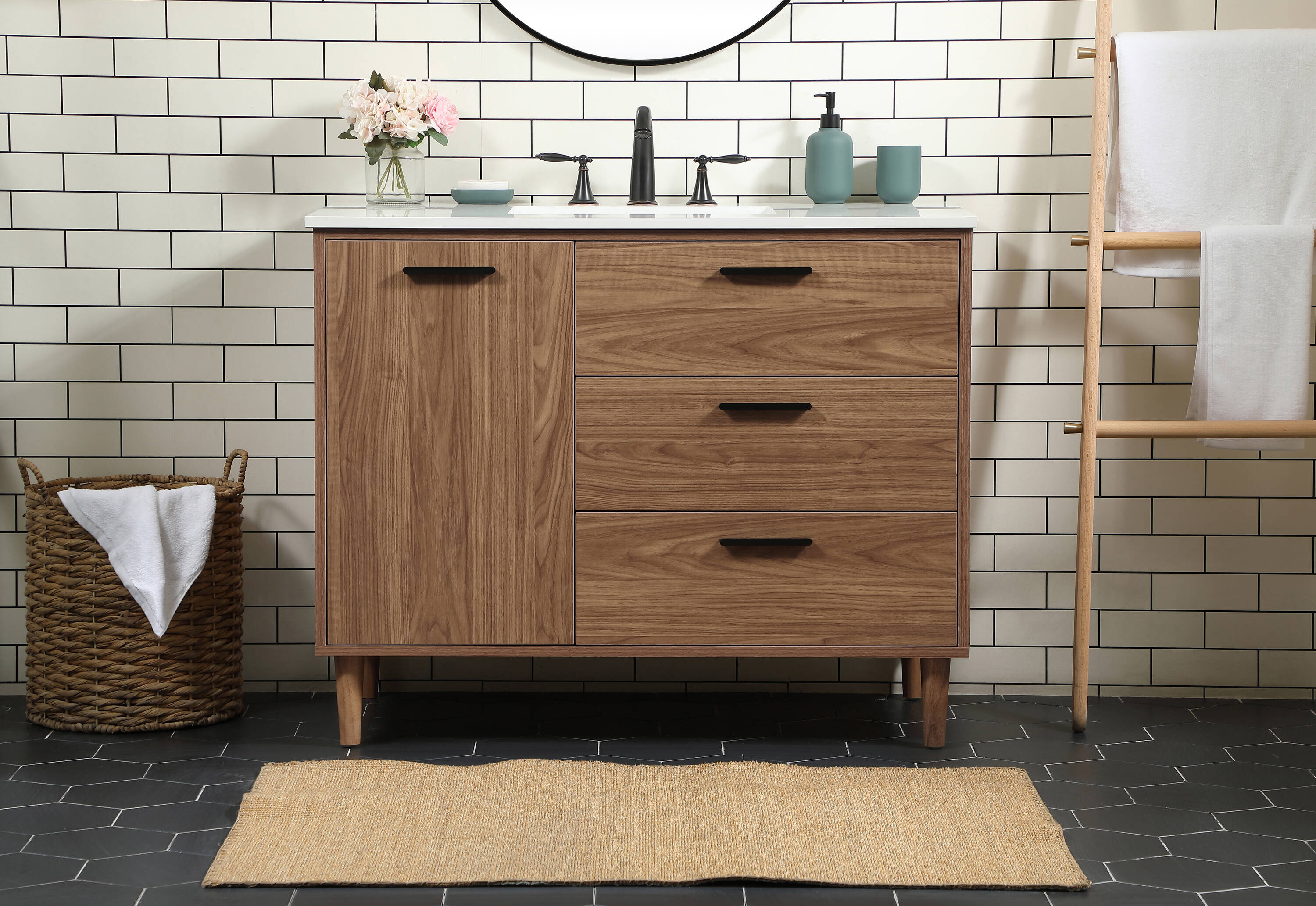 Elegant Decor HF141126WB Bath-Vanity-Combo - View #2