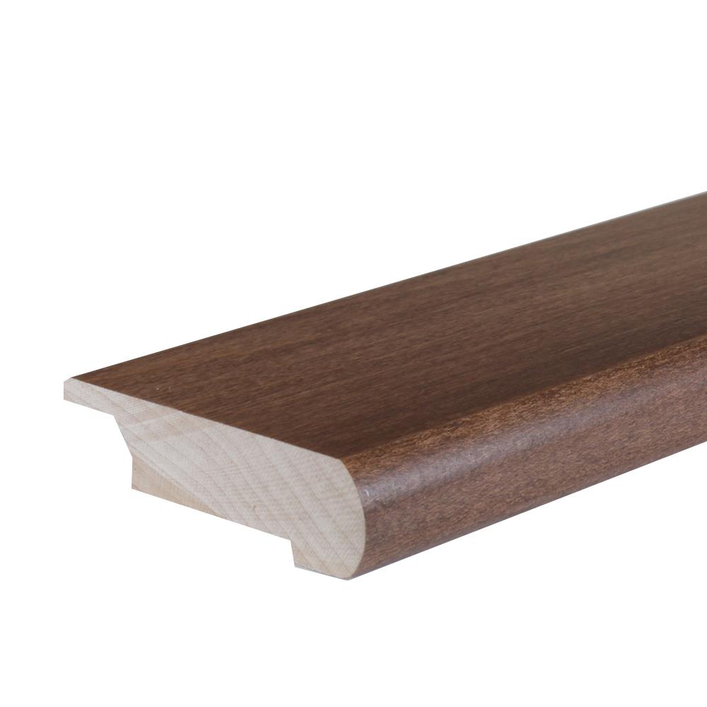 Flexco 1085827 Solid Wood Stair Nose 2.75-in x 78-in x 0.75-in Java Prefinished Wood Maple Flush Stair Nosing