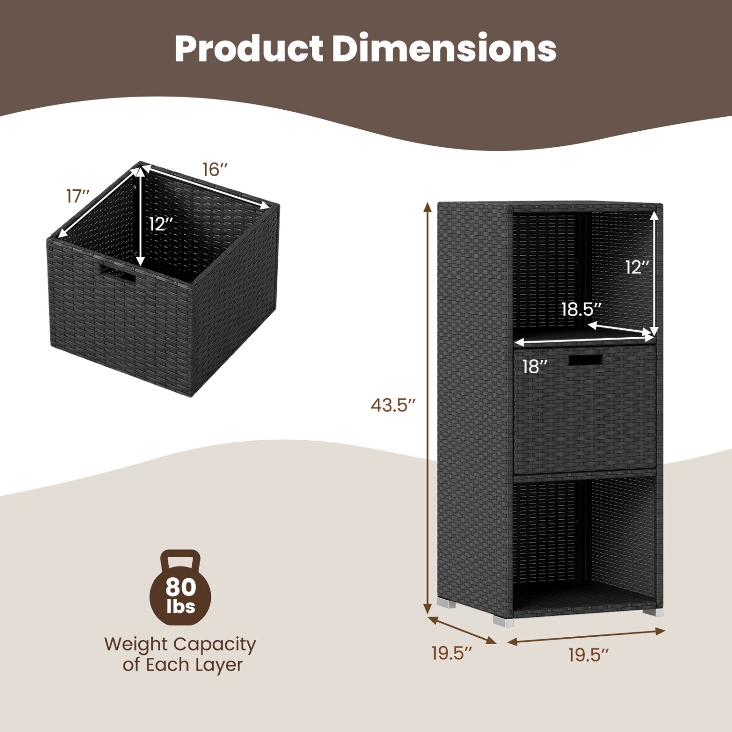 LIVIZA OUS75332DK Small-Outdoor-Storage - View #5