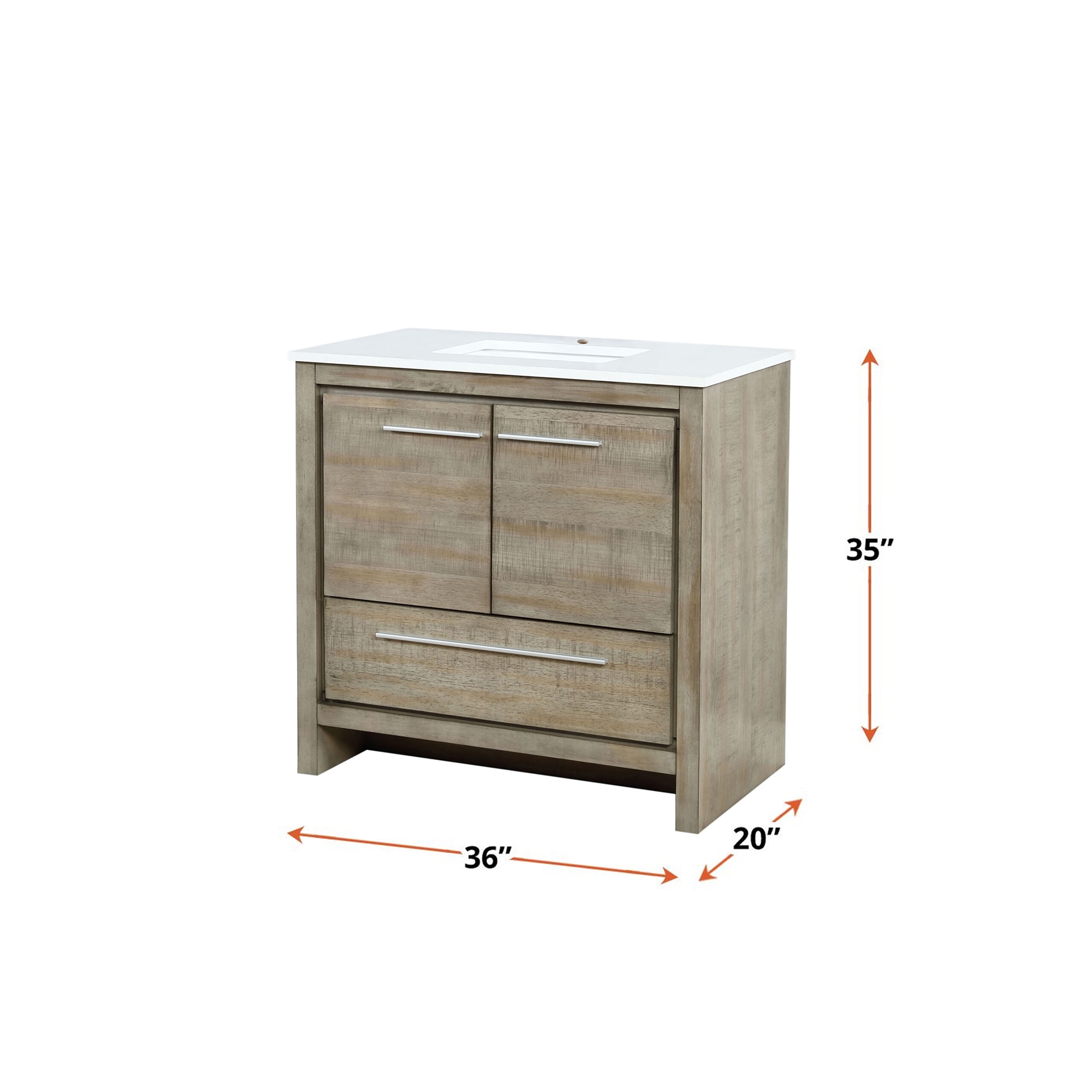 Lexora LLF36SKSOS000 Bath-Vanity-Combo - View #2