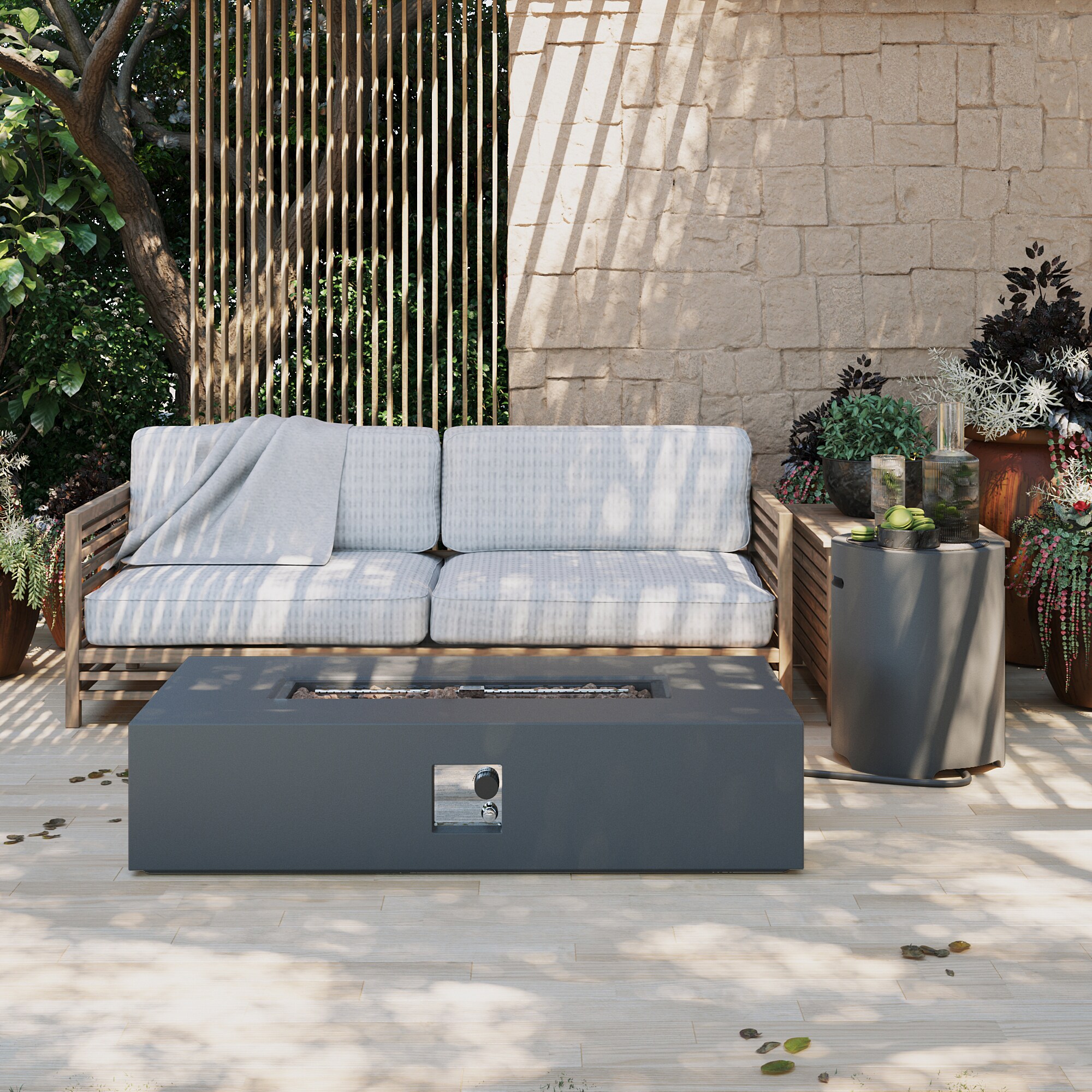 Patio Watcher LS-56M-DK-W Outdoor-Gas-Firepits - View #4