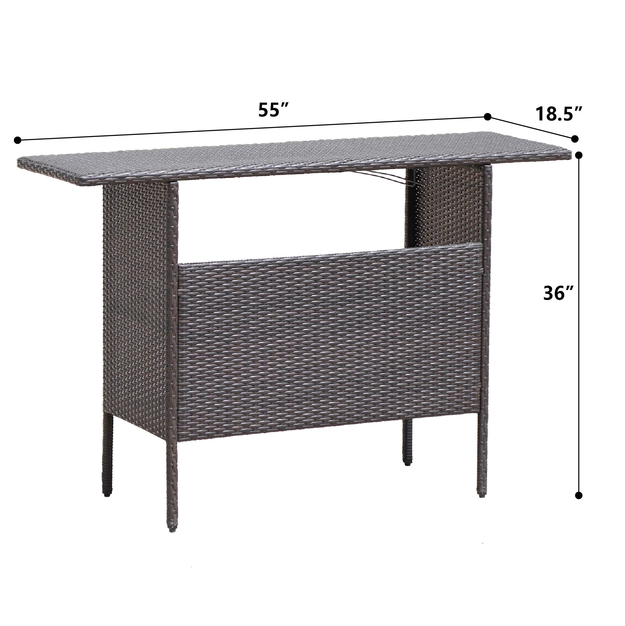 WELLFOR OUJN70304 Patio-Tables - View #7