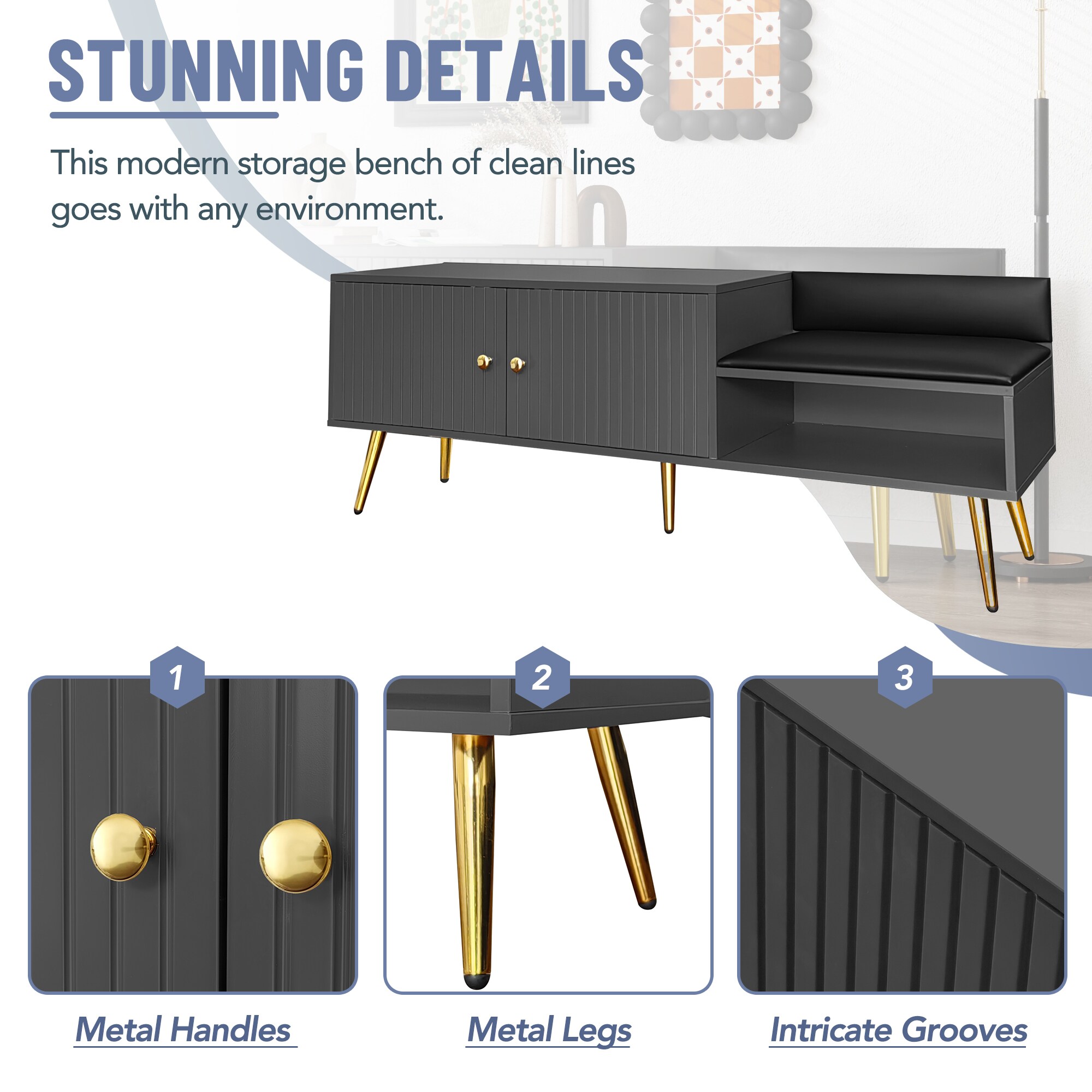 ModernLuxe WF531237AAE bench - View #5