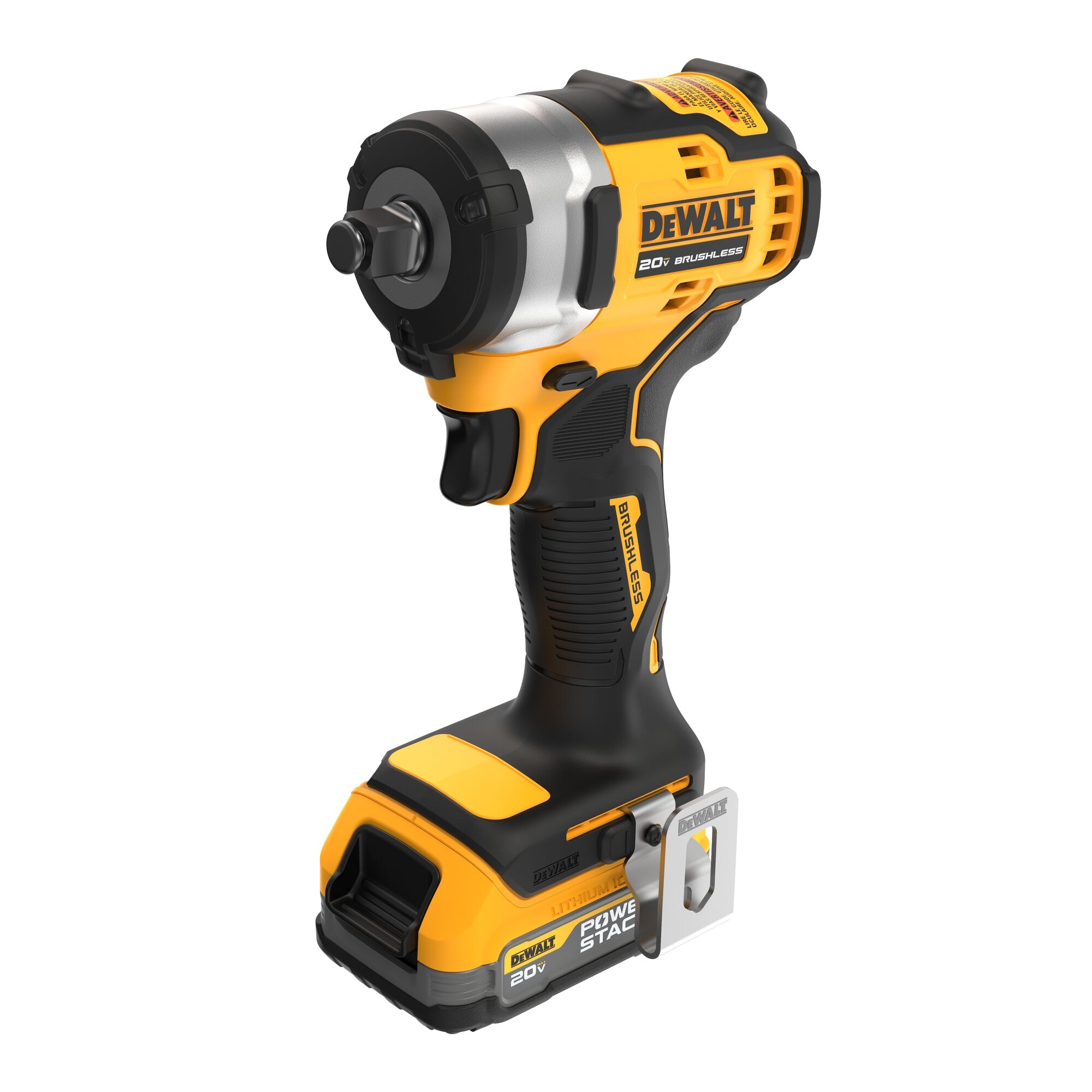 DEWALT Powerstack 20-volt Max Variable Speed Brushless 1/2-in square ...