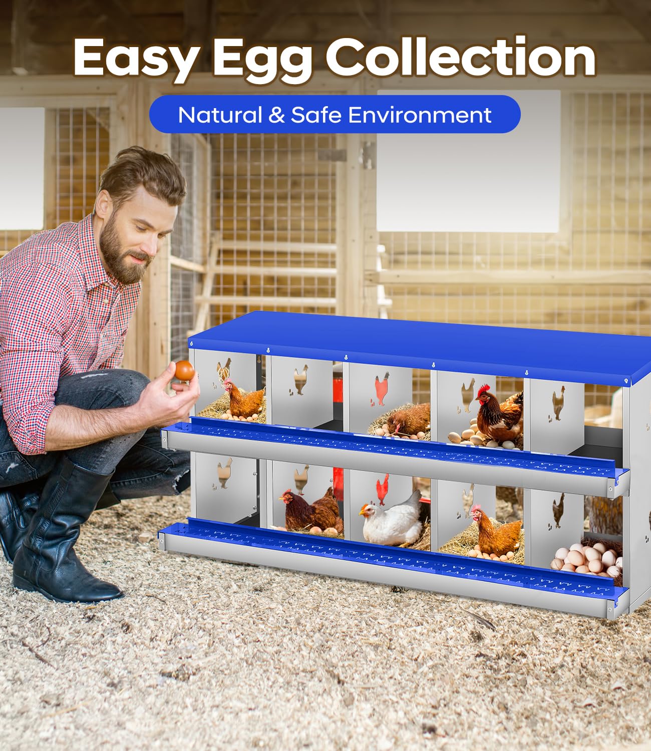 DEXSO E3-PH52BO9PE2W-5BQ0 Chicken-Coops-Rabbit-Hutches - View #2