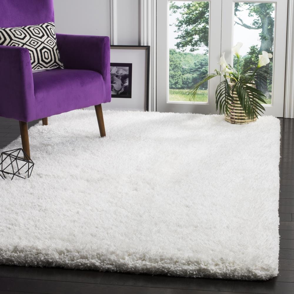 Safavieh Express 5 X 8 Ivory Indoor Solid Area Rug in the Rugs department  at