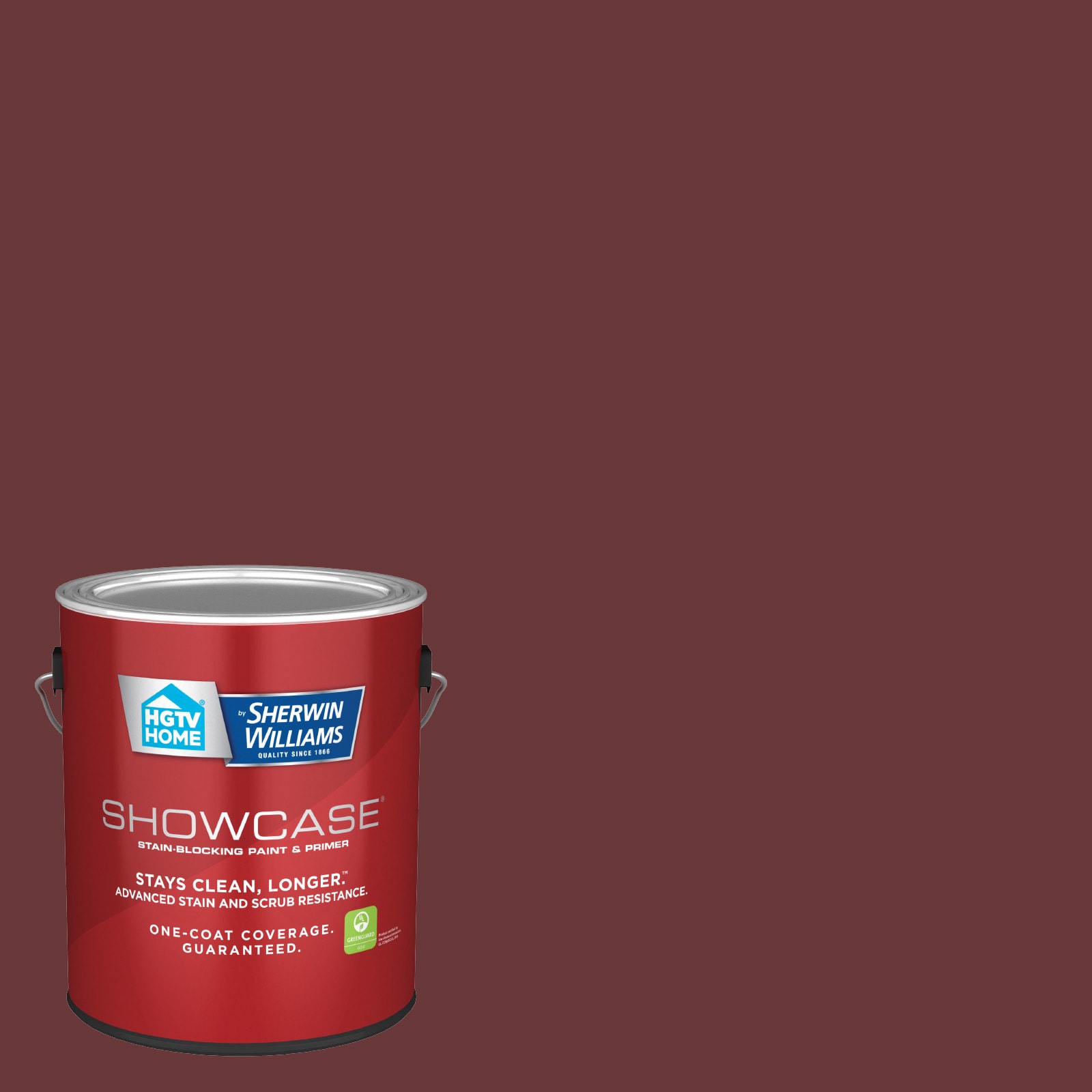 HGTV HOME by Sherwin-Williams 1010-5-935230 Showcase Flat Spanish Tile 1010-5 Acrylic Interior Paint Paint + Primer ( 1-gallon )