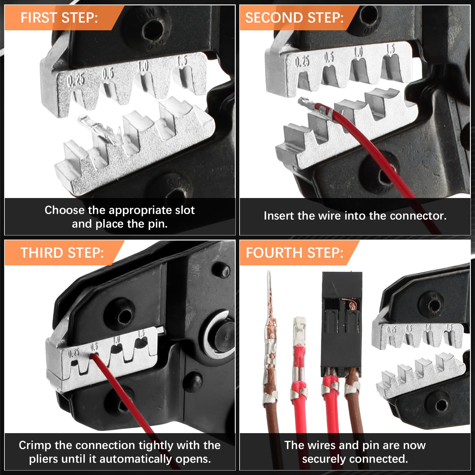 Anqtovp LAN0817N135 Wire-Strippers-Crimpers-Cutters - View #4