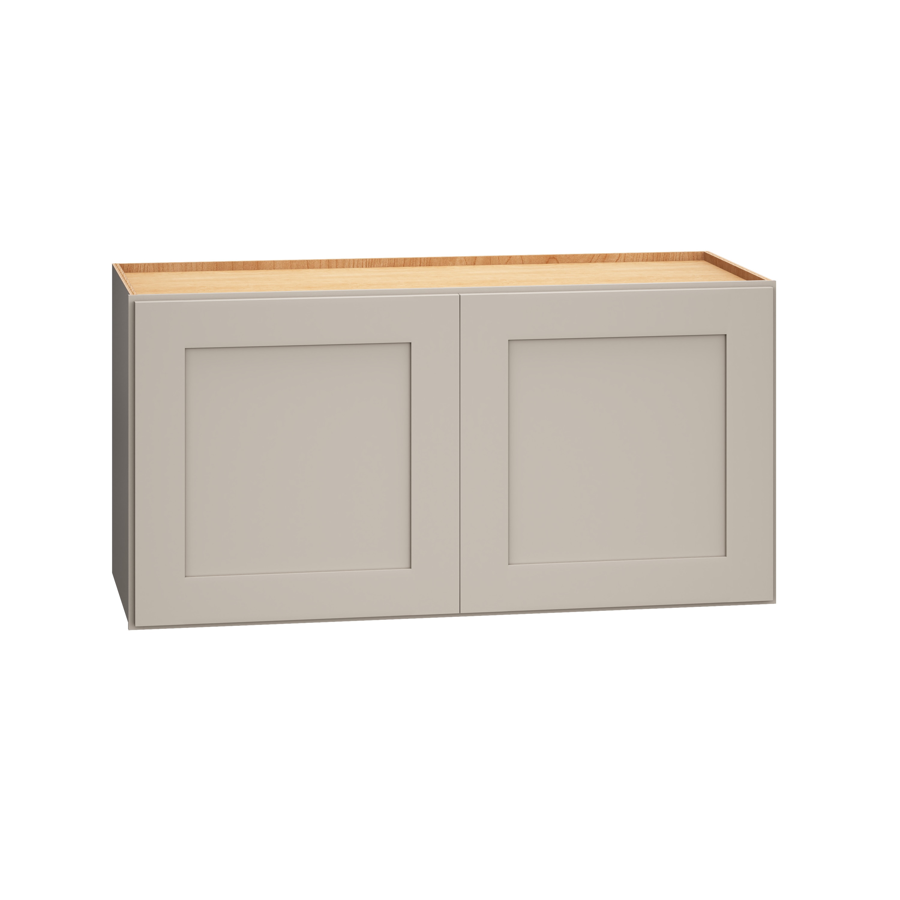 RELIABILT 333 W3015 Pinnacle 30-in W x 15-in H x 12-in D Gray Wall Fully assembled Plywood Cabinet (Recessed Panel Slab)