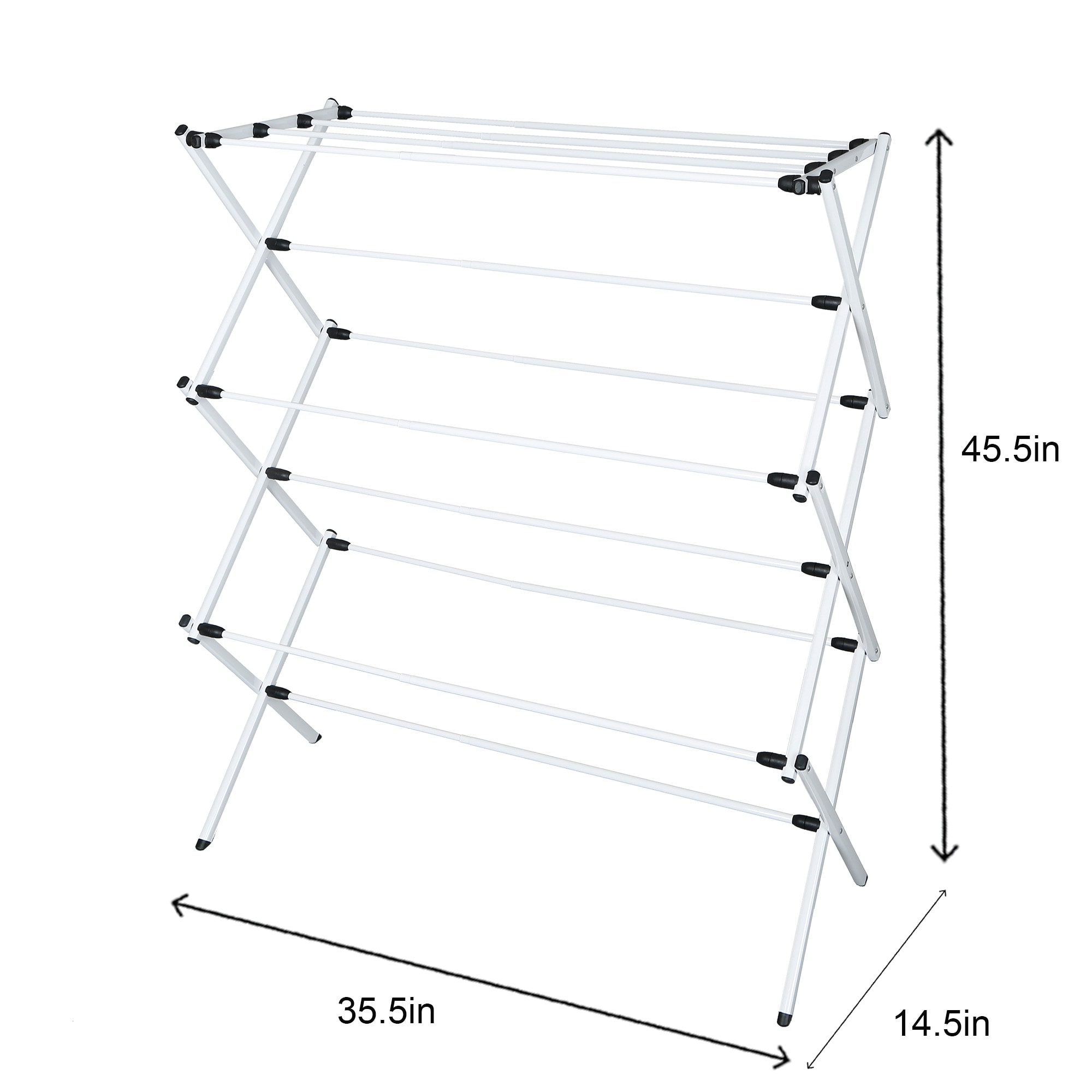 Style Selections 3-Tier 24.5 Metal Drying Rack SL-L24-076 at Lowes.com