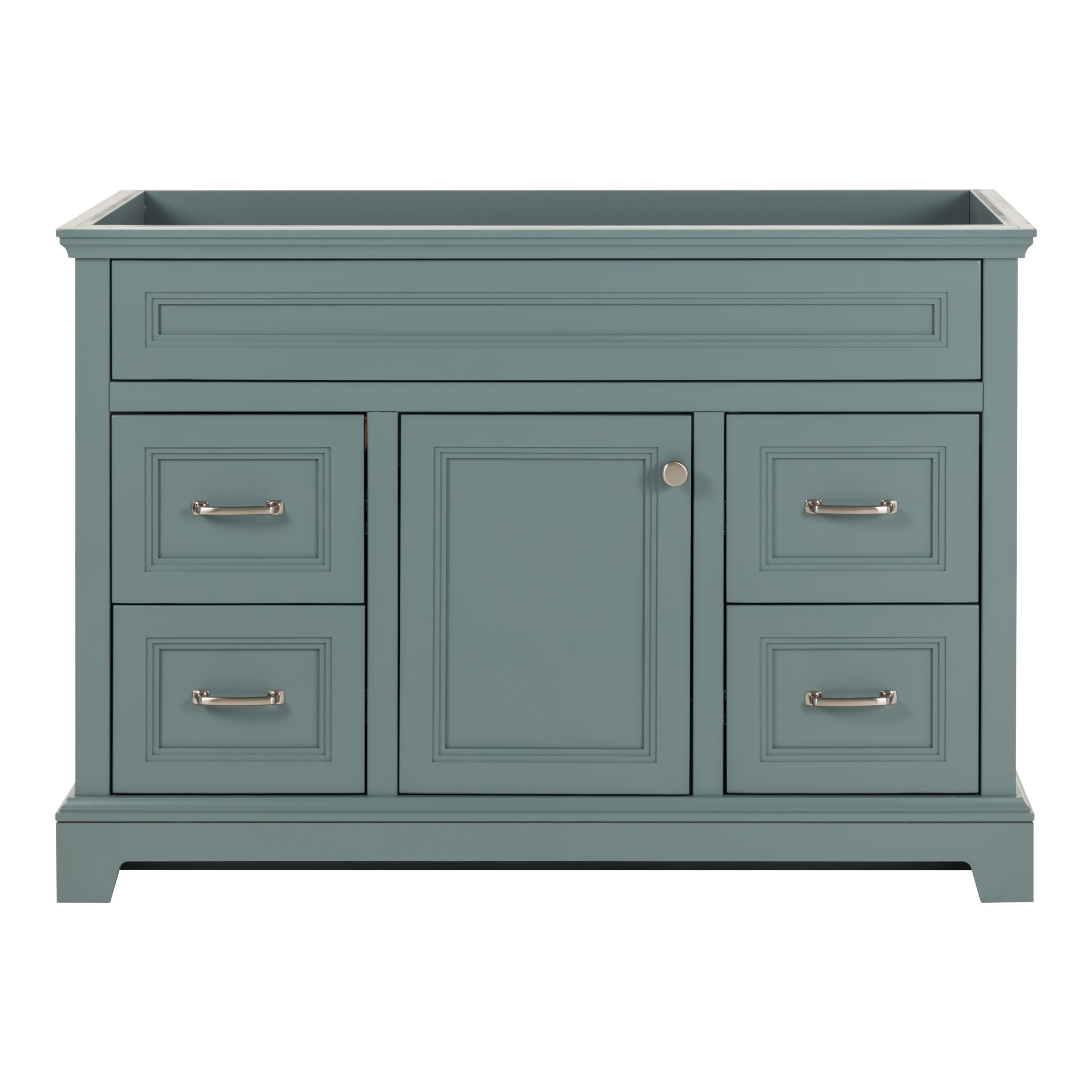 Style Selections MR48P1-SE Merrill 48-in Sage Bathroom Vanity Base Cabinet without Top