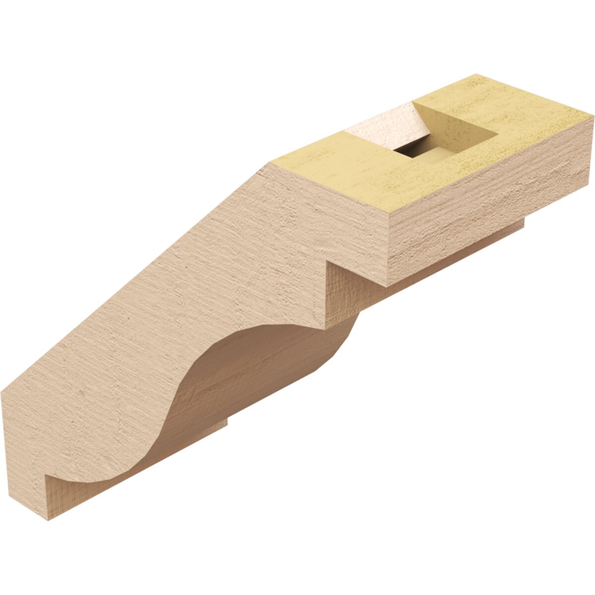 Ekena Millwork BRCUR03X06X06CHGRCPR braces - View #6
