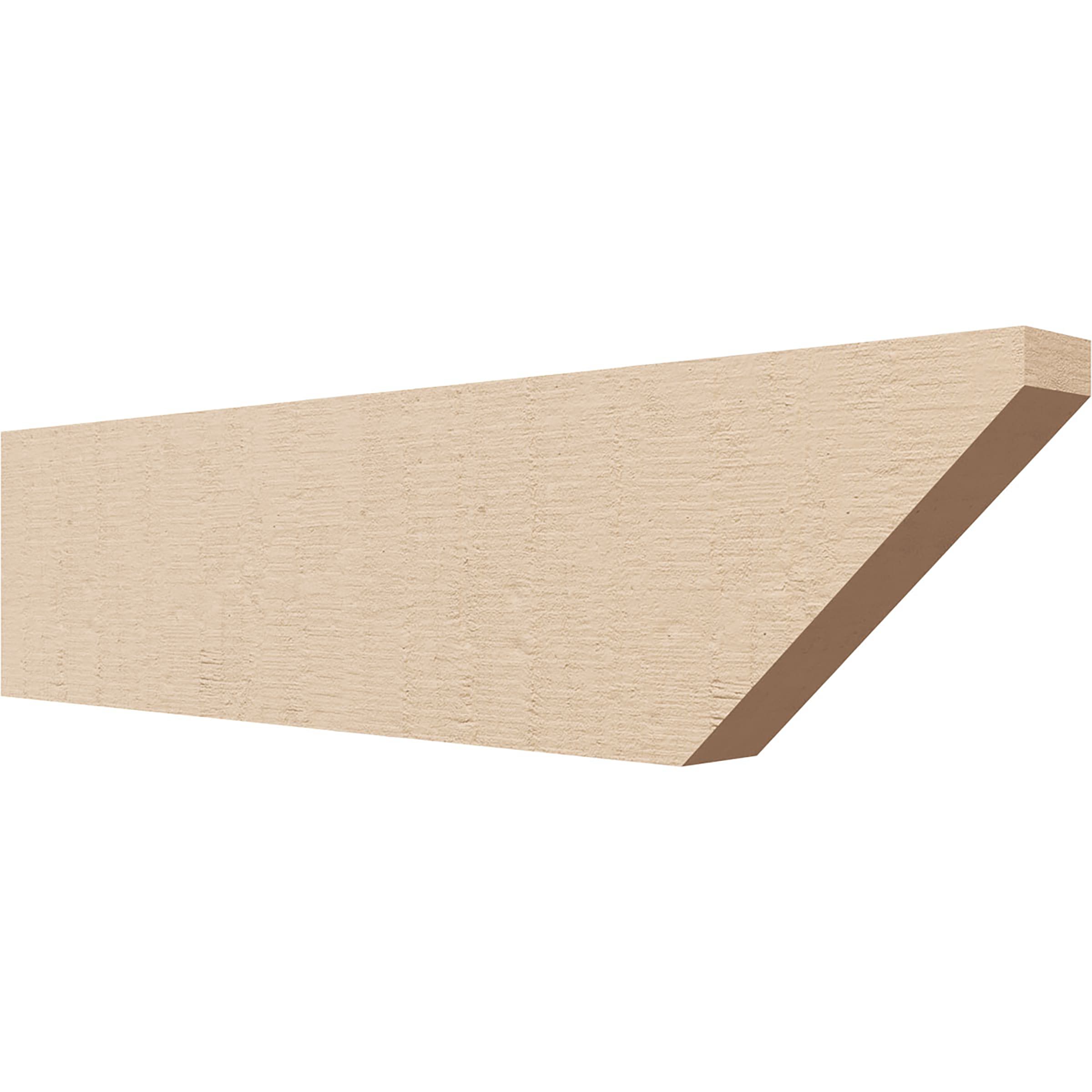 Ekena Millwork RFTU02X06X24CONRCPR Concord Woodgrain 2-in x 6-in x 24-in Brown Urethane Standard bracket