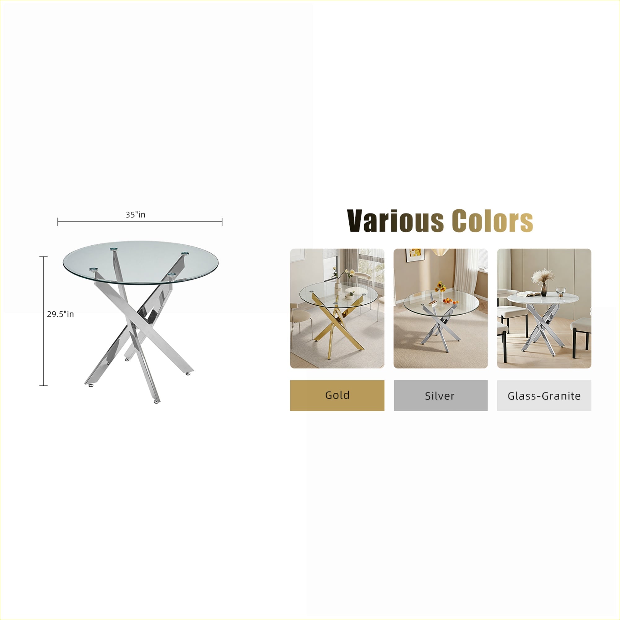 Watnature 3Z84TM9NDEVJ Dining-Tables - View #6