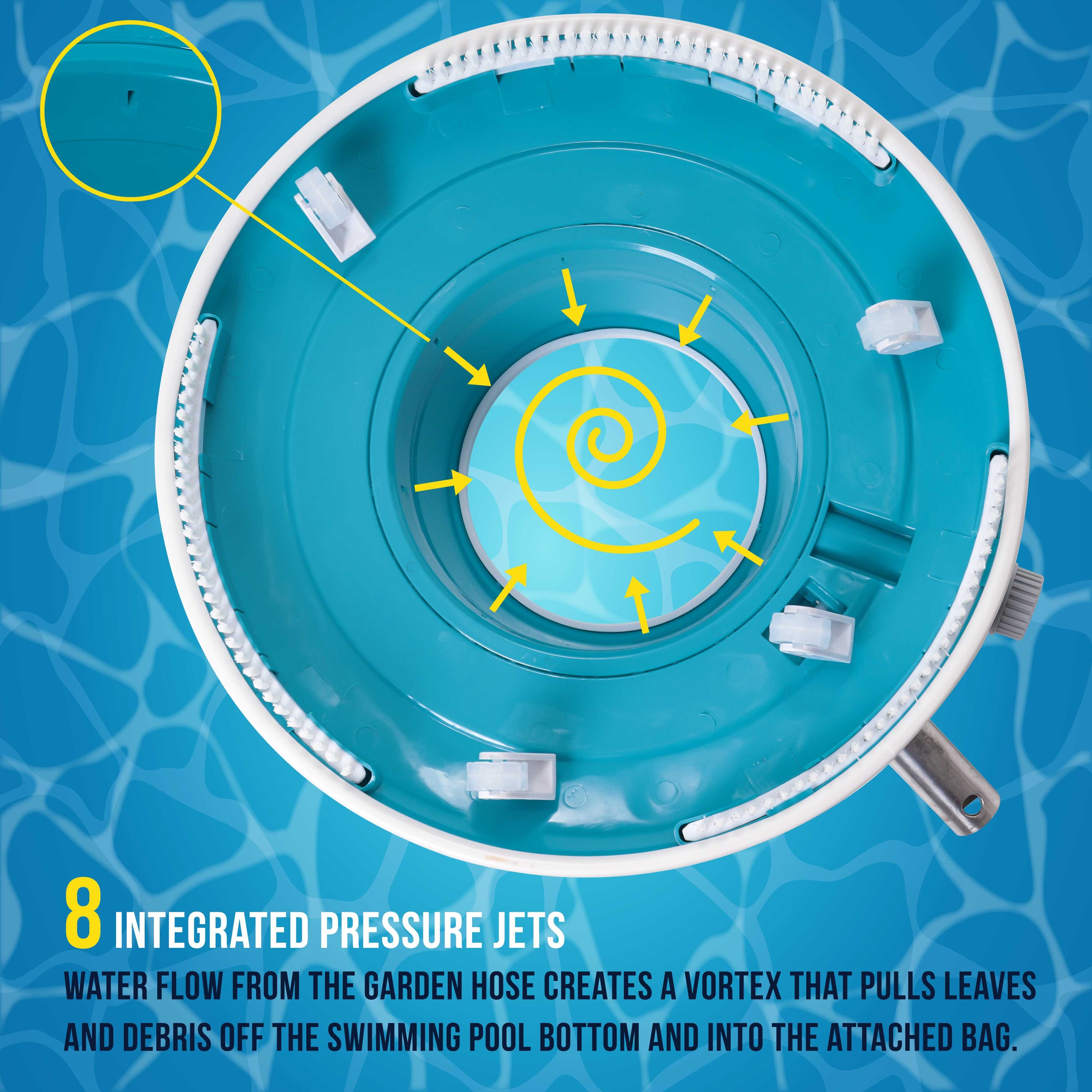 U.S. Pool Supply Professional Swimming Pool Leaf Terminator Vacuum - 15 ...