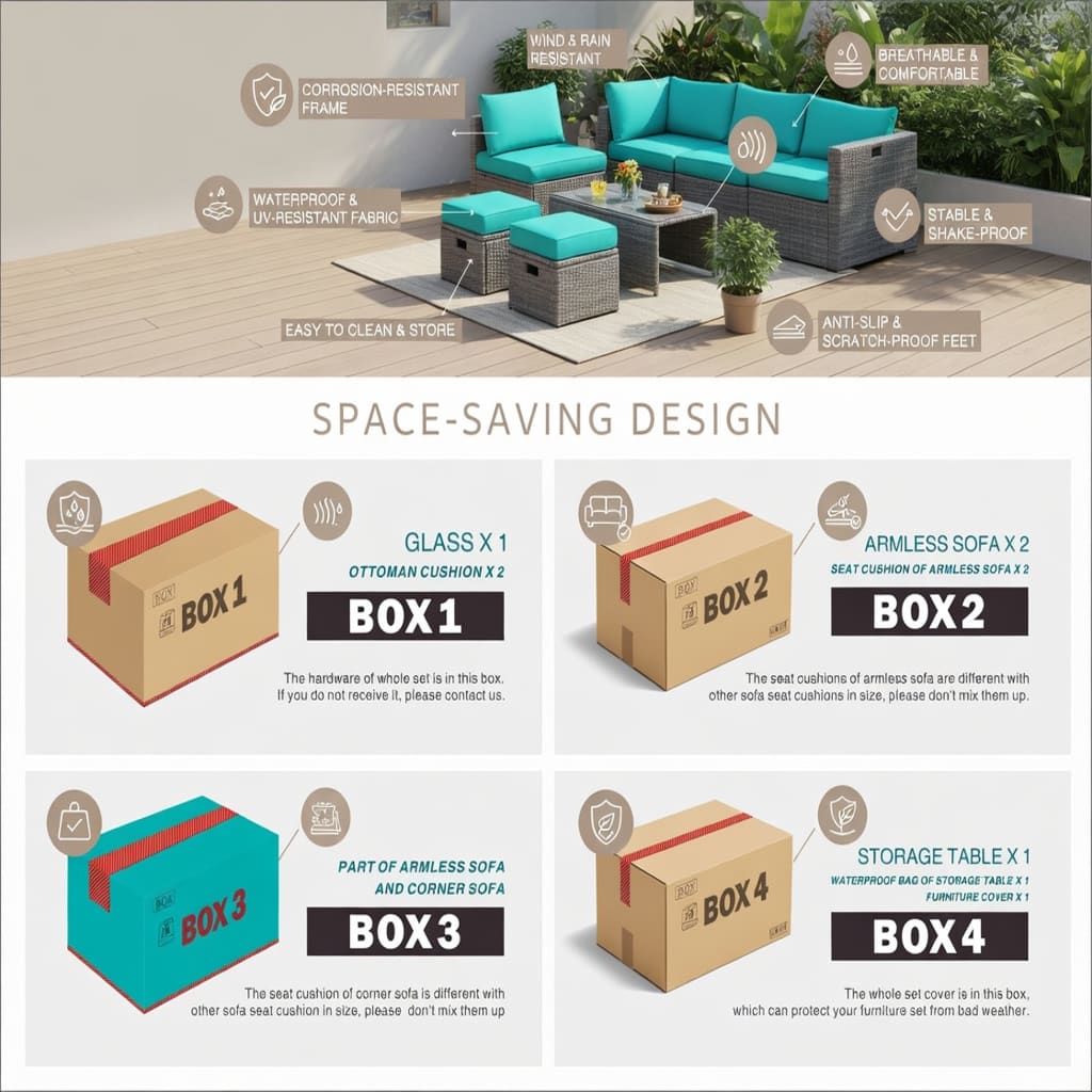 VERYKE 6165598115223 Patio-Conversation-Sets - View #6