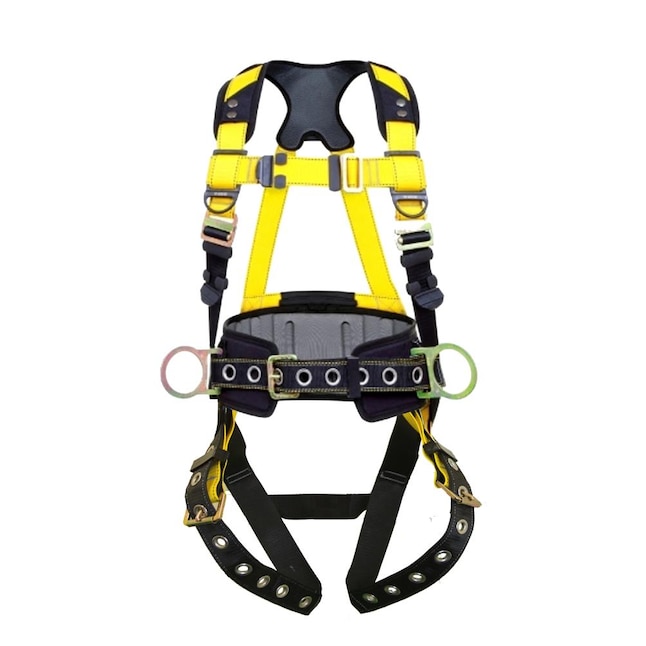 Guardian Fall Protection Yellow Safety Harness Waist Pad, Small Size, Dual  Lanyard Keepers, USA Assembled in the Safety Accessories department at