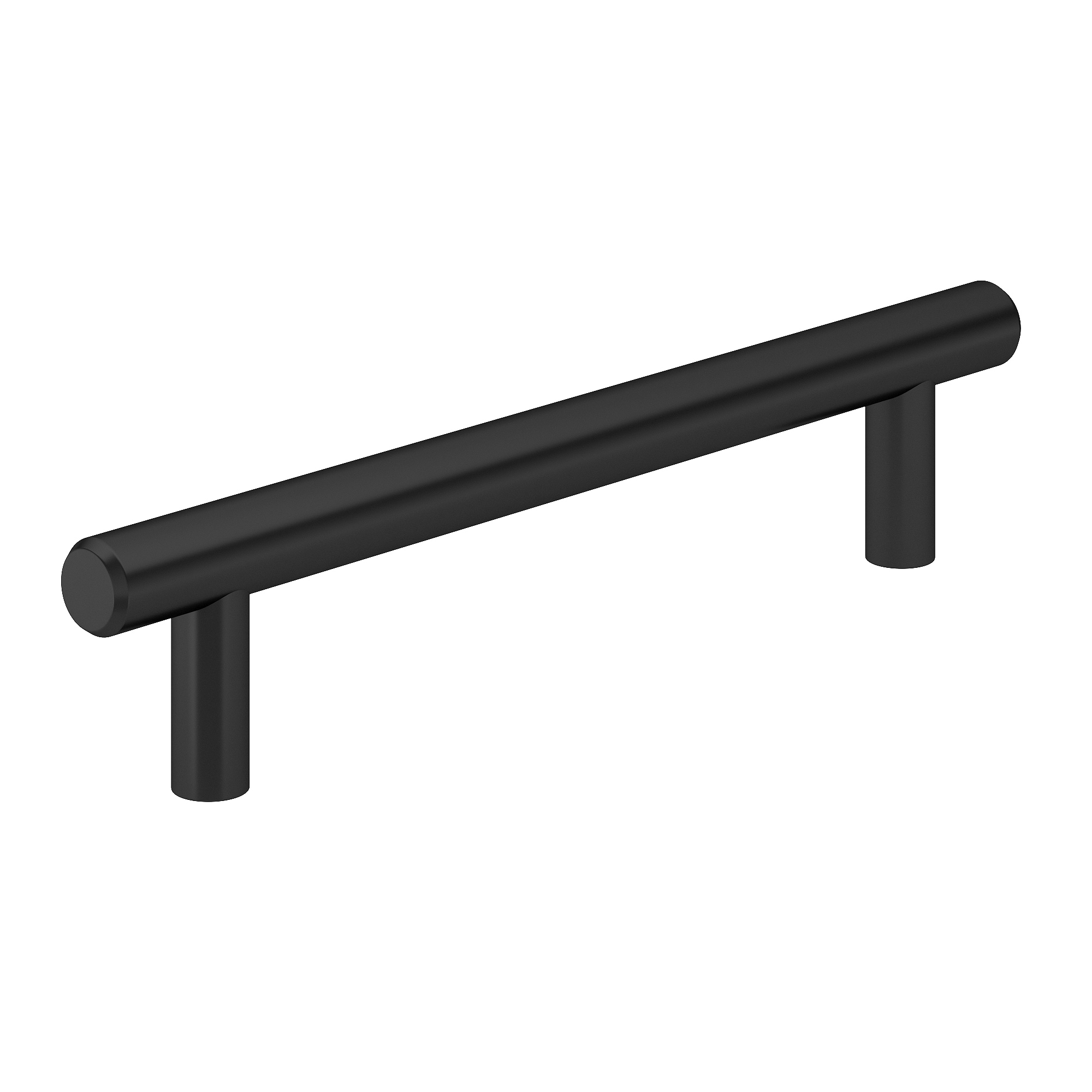 Richelieu BP205128900 Roosevelt 5-1/16-in , 128mm Center to Center Matte Black Cylindrical Handle