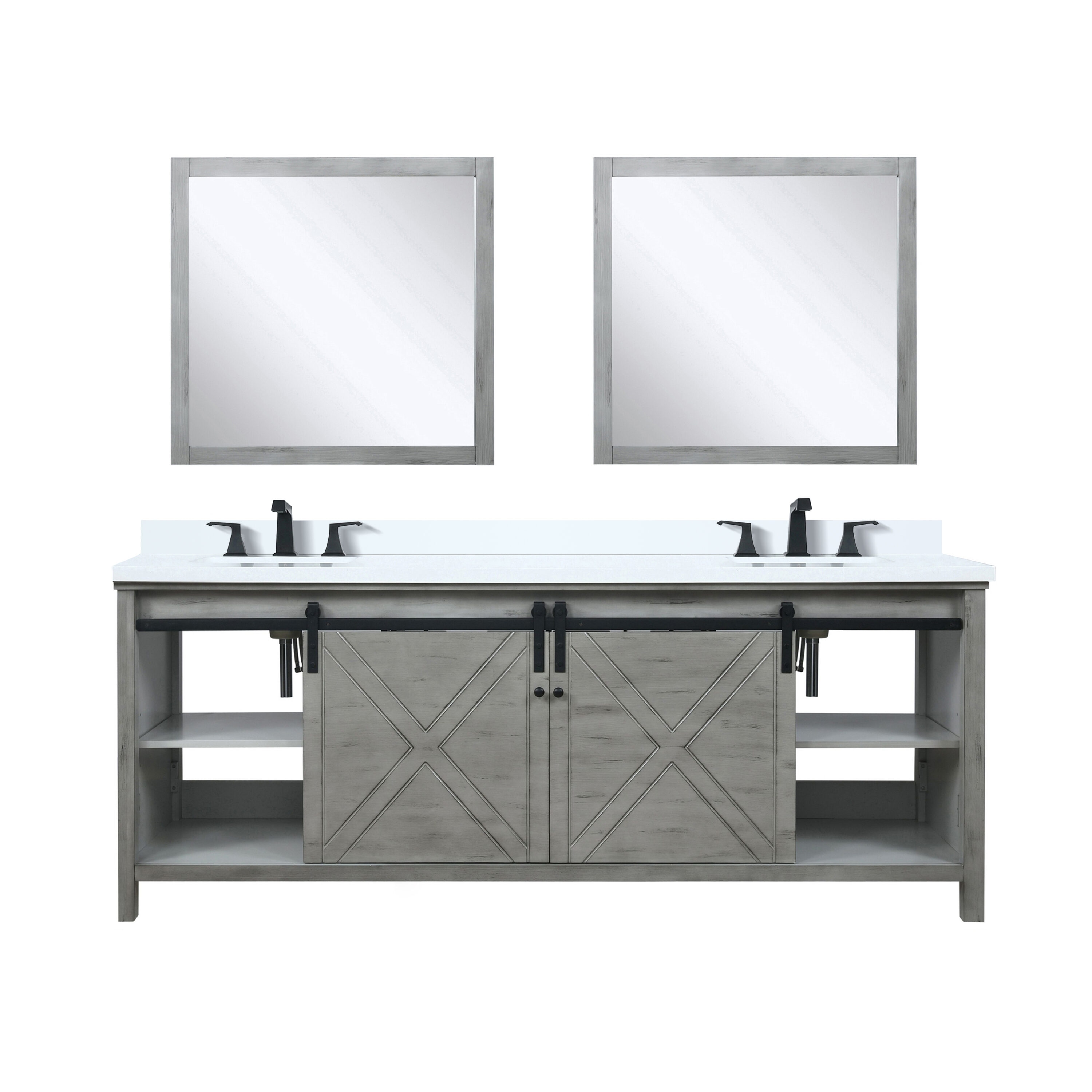 Lexora LM342284DHCSM34F Bath-Vanity-Combo - View #5
