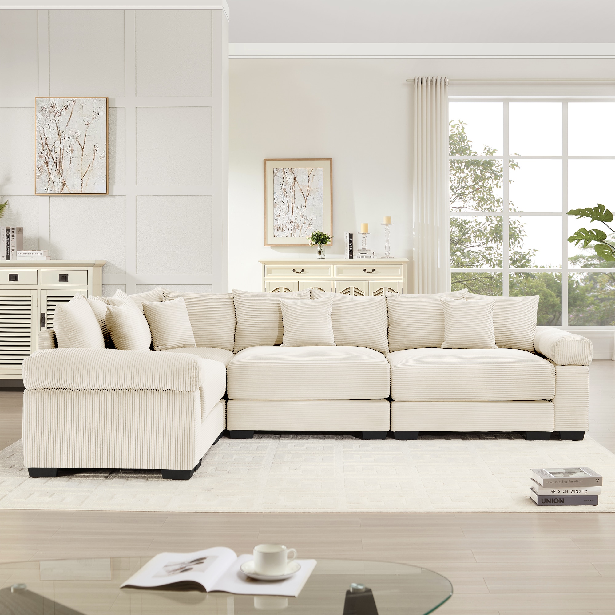 Homy Casa W714-M-OW Sofas-Loveseats - View #2
