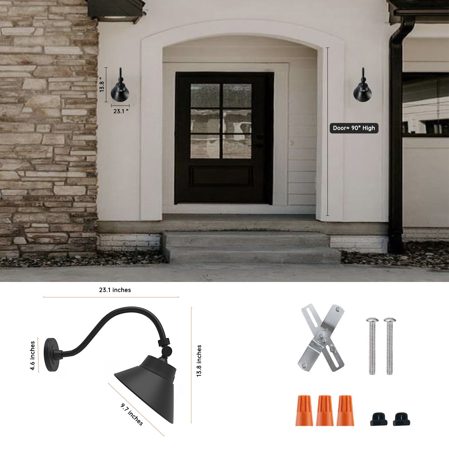 Cedar Hill 165001 Outdoor-Wall-Lighting - View #10