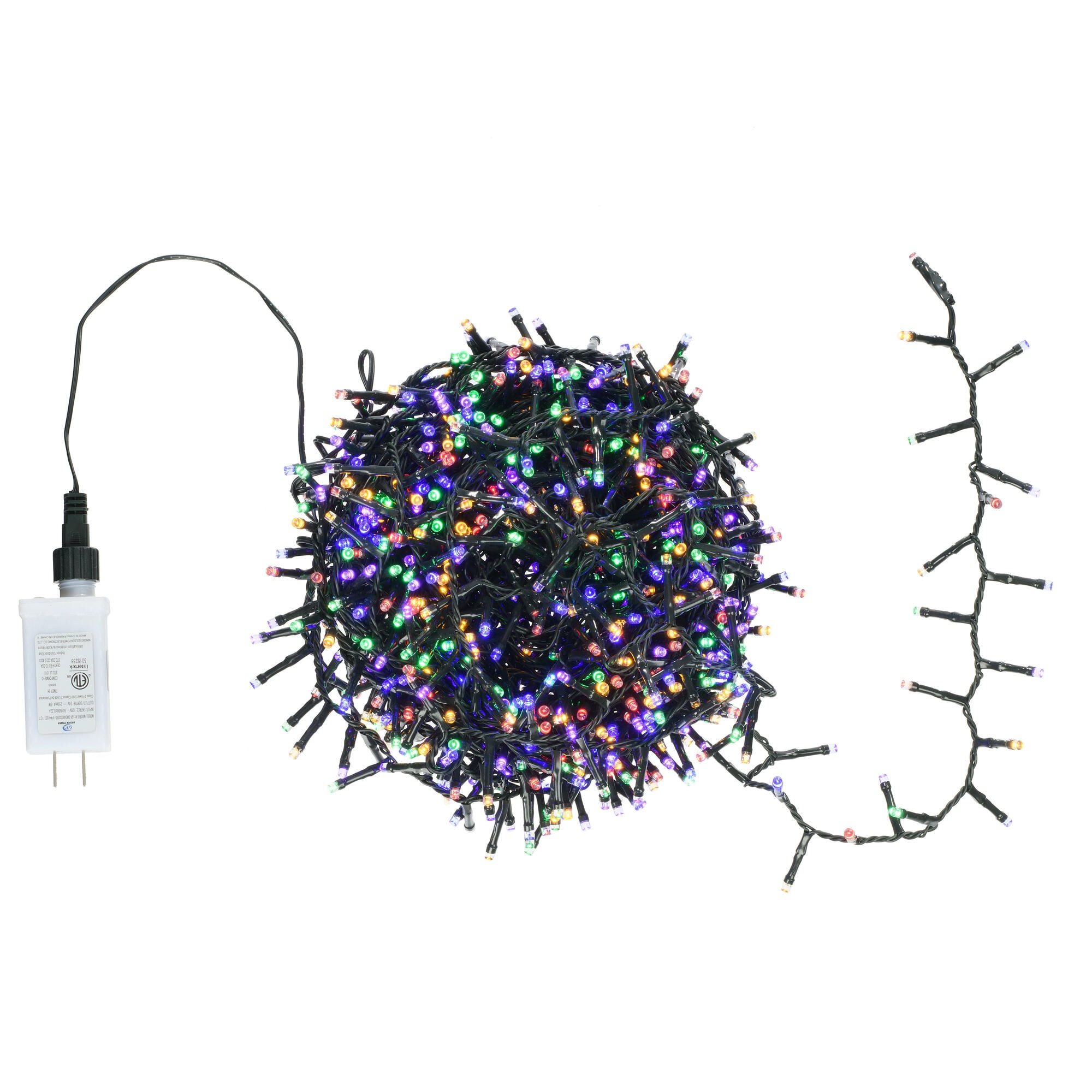 Vickerman 1000-Count 73-ft Multi-function Multicolor LED Plug-In ...