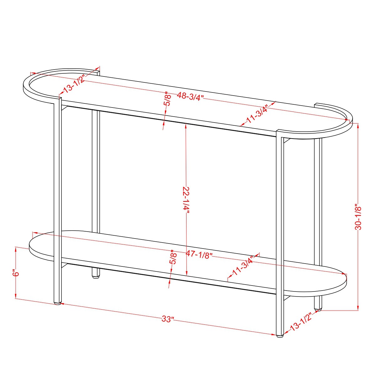 Furniture of America IDF-4537S Console-Sofa-Tables - View #8