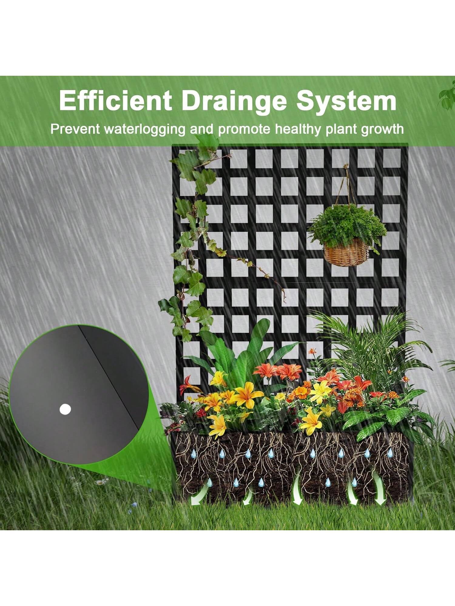 Qeetex BY-PPG-33CCBW43 Garden-Utility-Fencing - View #3