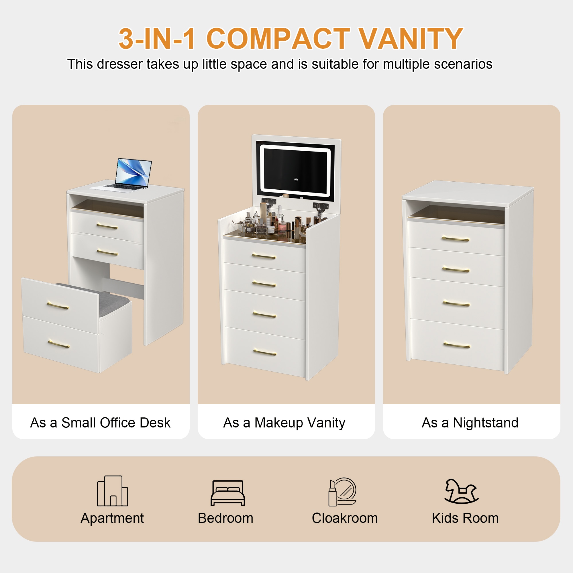 LOVMOR SF-M-W509P238992 Bedroom-Vanities - View #10