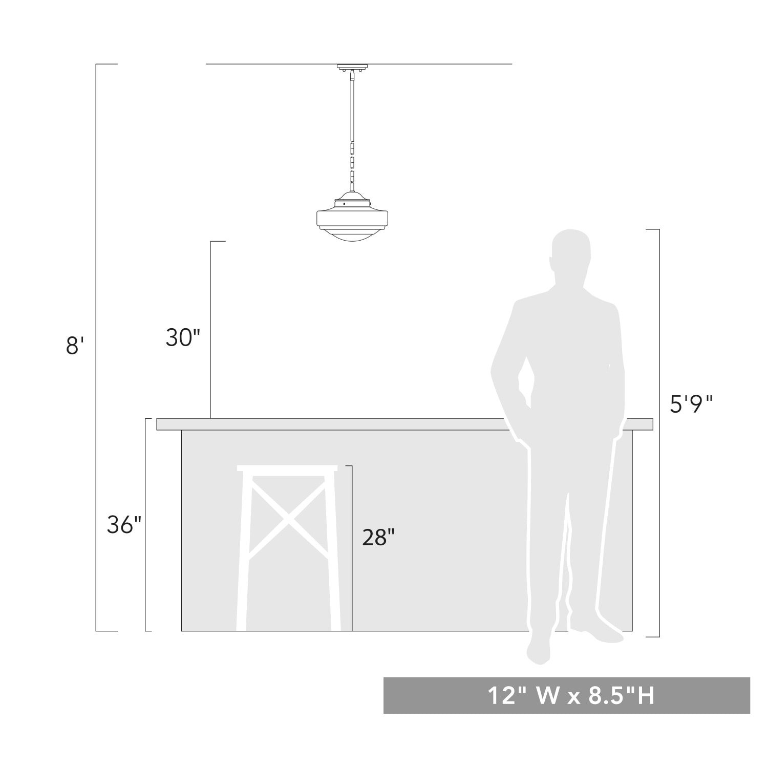 Golden Lighting 0508-M MBS-CLR Pendant-Lights - View #5