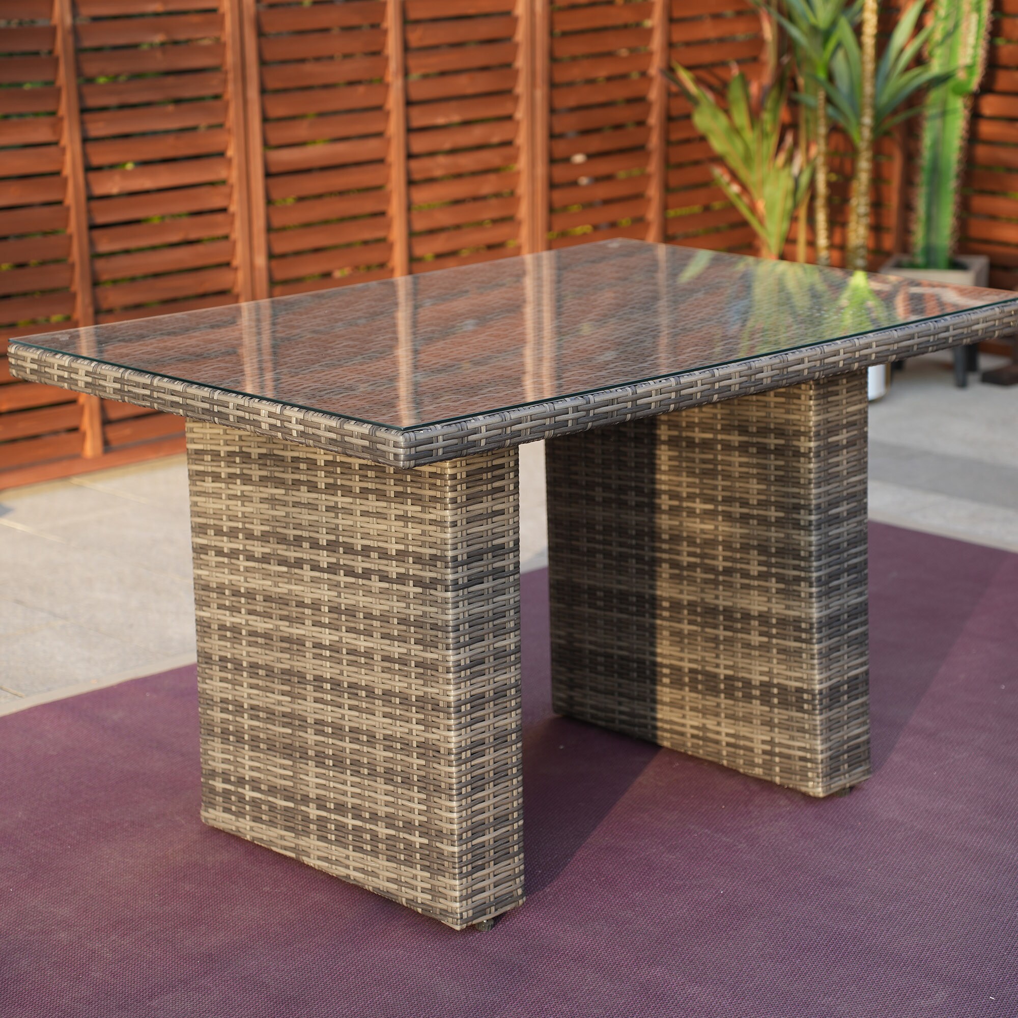 Direct Wicker DWS-1403-GRAY Patio-Conversation-Sets - View #6