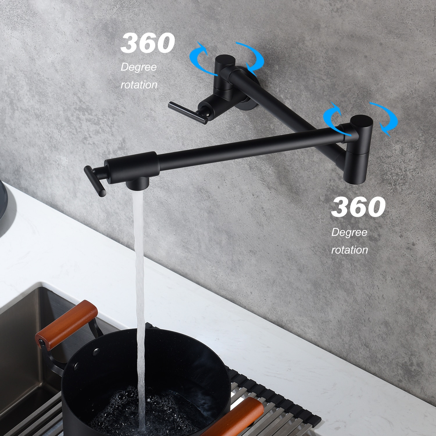 WELLFOR WA8046MB01 Kitchen-Faucets - View #2
