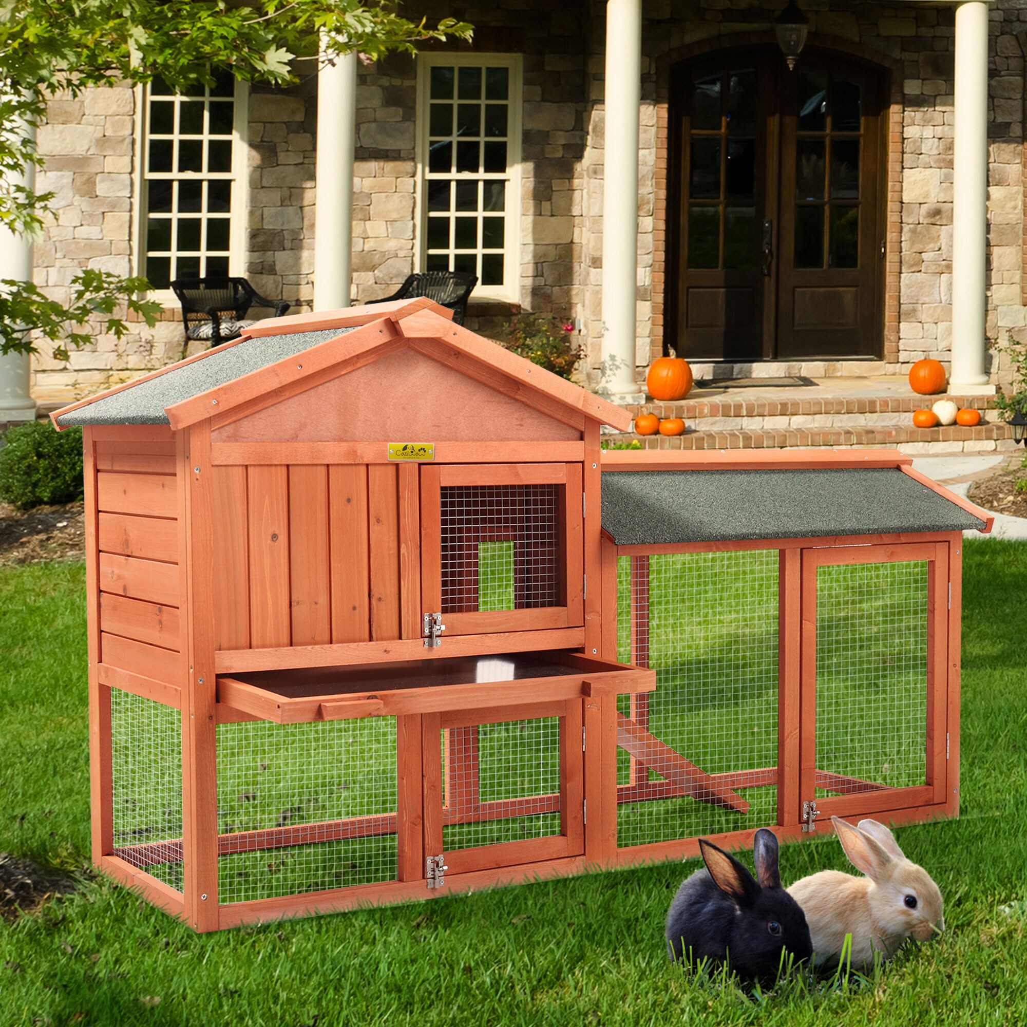 Coziwow CW12R0335-L02 Chicken-Coops-Rabbit-Hutches - View #2